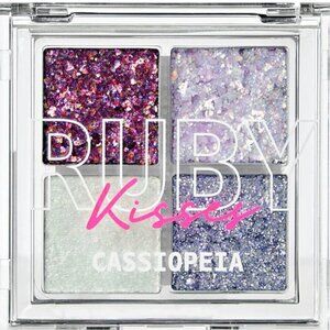 Ruby Kiss Glitter Gem Eye Shadow Palette #GGP03 Cassiopeia Eyeshadow Palette